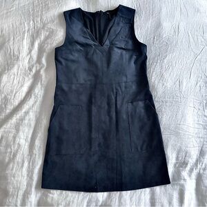 BCBGMAXAZRIA Faux Suede Hedi Sleeveless Dress